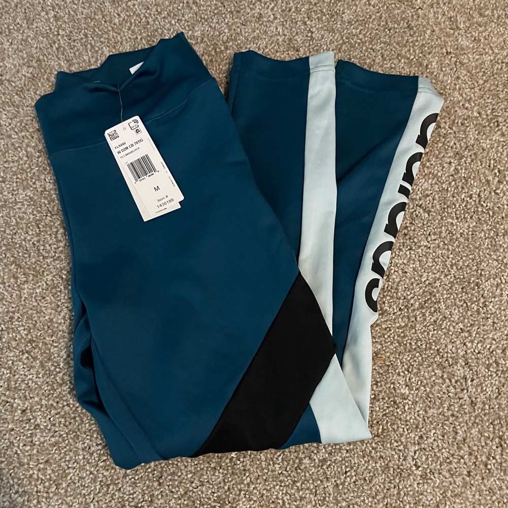 NWT Adidas ankle length climalite tights